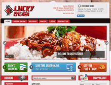 Tablet Screenshot of luckykitchenaz.com